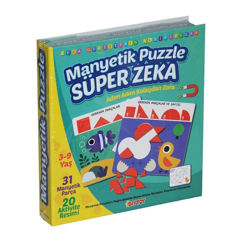 Manyetik Puzzle Super Zeka Oyunu